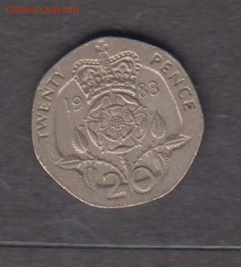 Великобритания 1983 20 пенсов до 27 06 - 52а