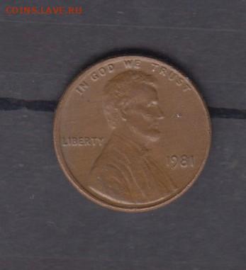 США 1981 1 цент  до 27 06 - 141