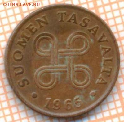 Финляндия 1 пенни 1965 г., до 15.07.2024 г. в 22.00 по Москв - Финляндия 1 пенни 1965 1320
