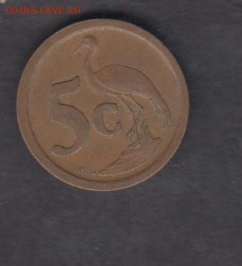 ЮАР 1991 5 центов до 15 07 - 54а