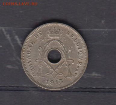 Бельгия 1913 5 сантимов надп на французском до 08 09 - 34а