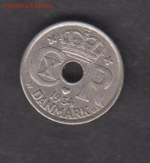 Дания 1934 10о до 08 10 - 490