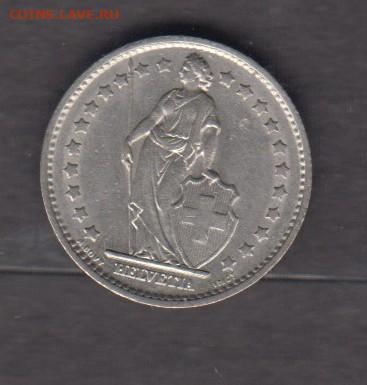 Швейцария 1975 1 франк до 04 12 - 98а