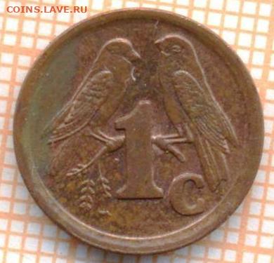 ЮАР 1 цент 1995 г., до 09.12.2024 г. в 22.00 по Москве - ЮАР 1 цент 1995 1591а