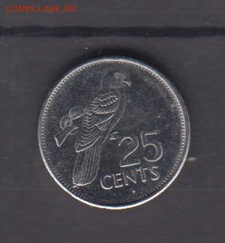 Сейшеллы 2003 25 центов ( без оборота) до 11 12 - 181