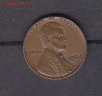 США 1964 1 цент до 14 12 - 120