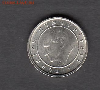 Турция 2005 5 куруш без оборота до 15 12 - 5а