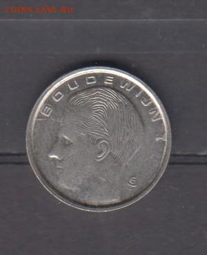 Бельгия 1991 1 франк( надпись на голландском) (блеск) до 19 - 4а