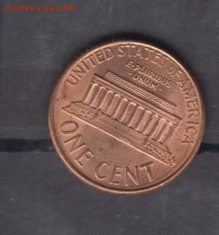 США 1989 1 цент (D) до 22 12 - 153а