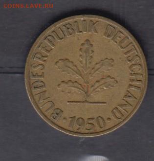 ФРГ 1950 10пф J до 22 12 - 592а