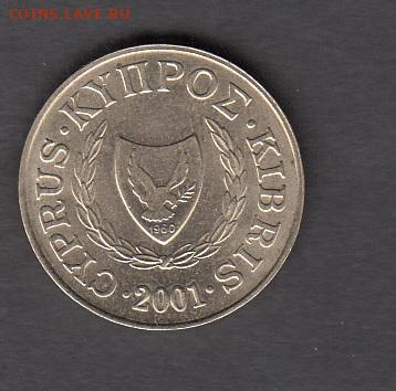 Кипр 2001 5 центов без оборота до 25 12 - 186