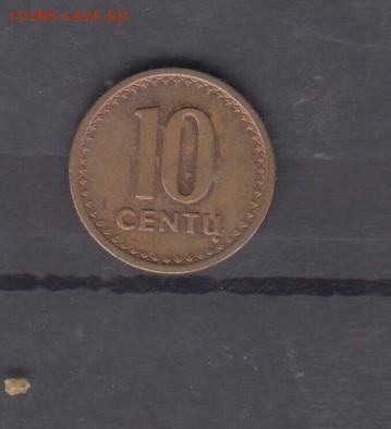 Литва 1991 10 центов до 05 01 - 49а