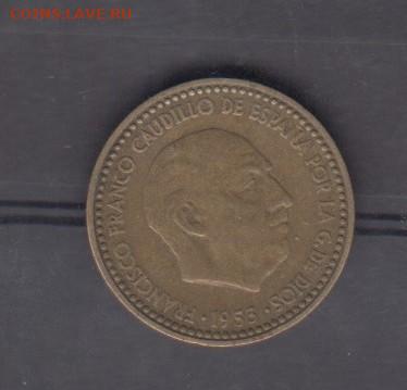 Испания 1953( в звезде 62) 1 песета до 10 01 - 16