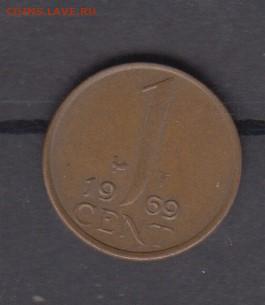 Голландия 1969 1 цент до 12 01 - 98