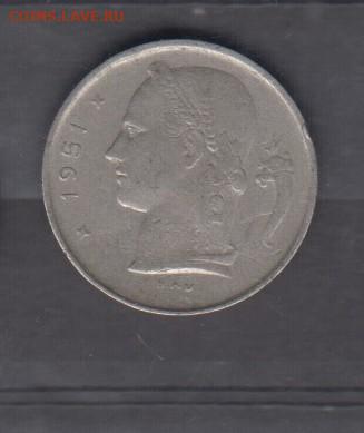 Бельгия 1951 1 франк надп на голландском  до 19 01 - 37