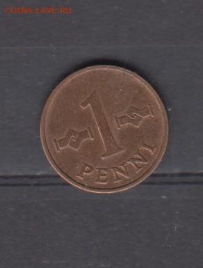 Финляндия 1963 1пенни (блеск) до 23 03 - 81