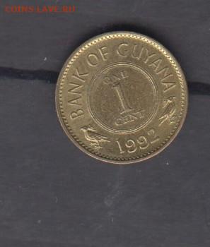 Гайана 1992  1 цент без оборота до 18 05 - 4