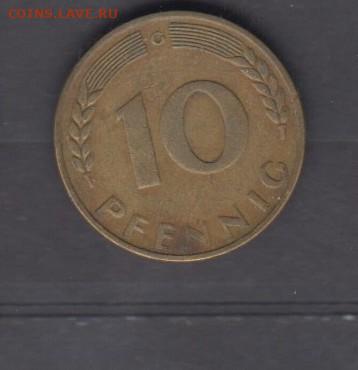 ФРГ 1950 10пф G до 19 05 - 591