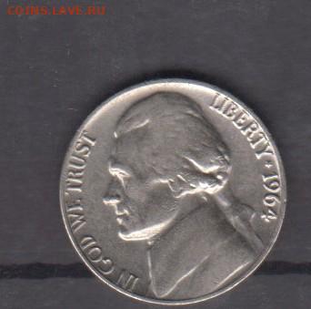 США 1964 5 центов до 22 05 - 257