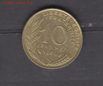 Франция 1989 10 сантимов до 30 05 - 650