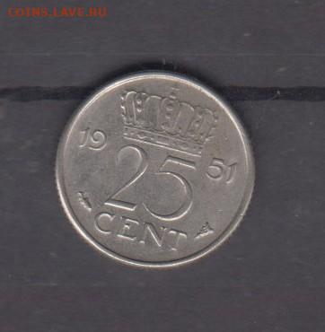 Голландия 1951 25 центов до 06 06 - 108