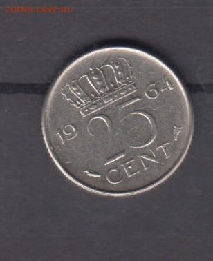 Голландия 1964 25 центов до 06 06 - 109