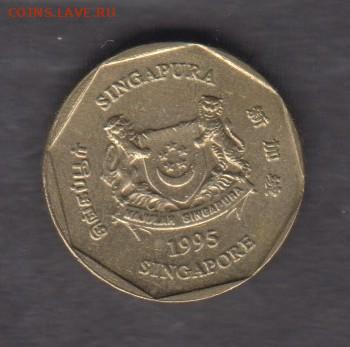 Сингапур 1995 1$ цветок без оборота до 12 06 - 53