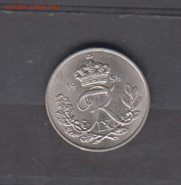 Дания 1955 10о ( блеск) до 13 06 - 63а
