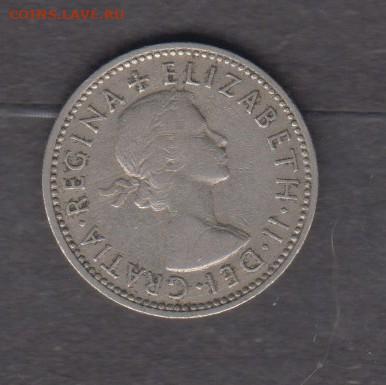 Великобритания 1962 1 шиллинг ( шотландский герб) до 15 06 - 183а