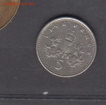 Великобритания 1990 5 пенсов до 15 06 - 184а