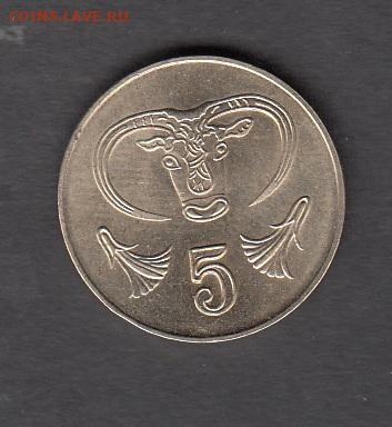 Кипр 2001 5 центов без оборота до 25 06 - 186а
