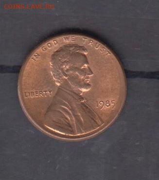США 1985 1 цент до 30 06 - 146