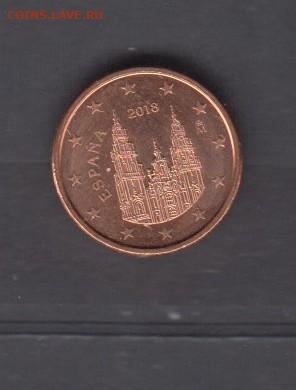 Испания 2018 1 цент до 30 06 - 22