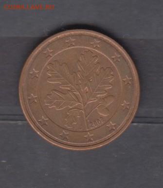 ФРГ 2002 5 центов J до 04 07 - 90