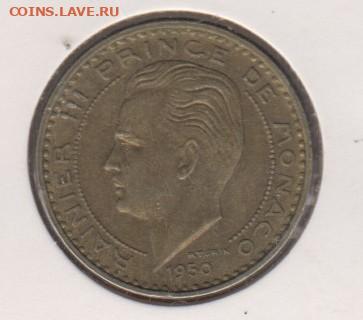 Монако 1950 20 франков до 22 07 - 24