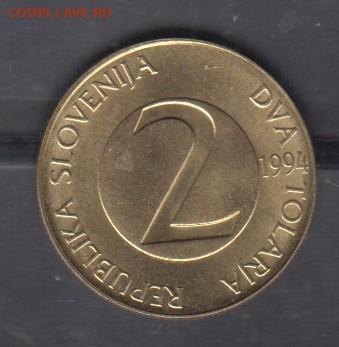 Словения 1994 2 толара птица до 14 09 - 21