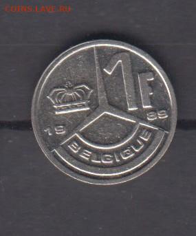Бельгия 1989 1 франк( надп на французском) (блеск) до 06 10 - 36