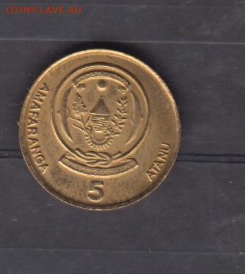 Руанда 2003 5 франков ( без оборота) до 10 10 - 43а