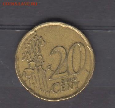 Франция 2002 20 центов до 27 10 - 81а