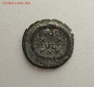 Констанций II фоллис 337-361 до 8.11. - Рим_КонстанцийII-фоллис-337-361-венок_Р