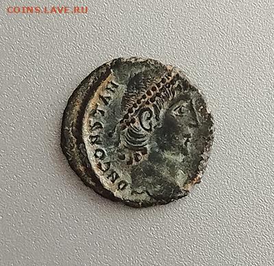 Констанций II фоллис 337-361 до 8.11. - Рим_КонстанцийII-фоллис-337-361-венок_А