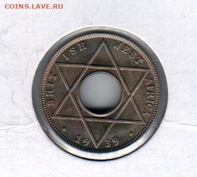 10 пенни 1939 Британская Западная Африка до 10.11 до 22.00 - Четыре монеты