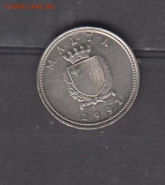 Мальта 1991 2 цента флора до 17 11 - 796а