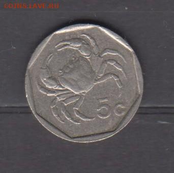 Мальта 1991 5 центов  крабдо 17 11 - 797
