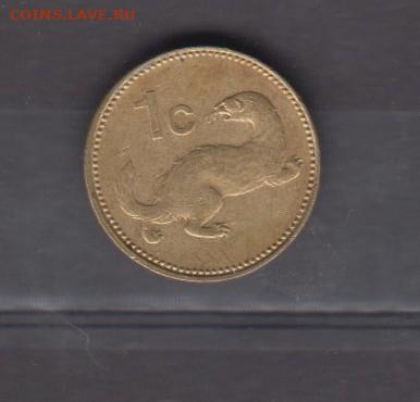 Мальта 1986 1 цент выдра до 17 11 - 798