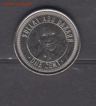 Сьерра Леоне 2022 1 цент без оборота (С Баккар  ) до 17 - 813а