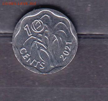 Эсватини 2021 10 центов без оброта  до 18 11 - 833