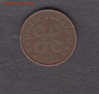 Финляндия 1964 1 пенни до 05 12 - 88