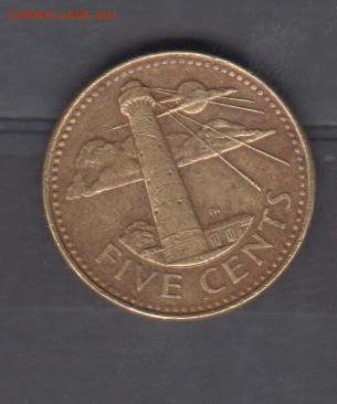 Барбадос 2004 5 центов до 17 12 - 753