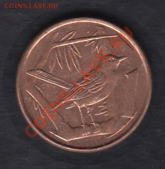 Каймановы острова 1 цент 1992 до 06.03.2012 22-00 - 01